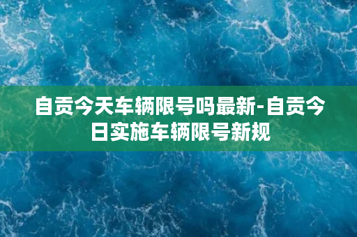 自贡今天车辆限号吗最新-自贡今日实施车辆限号新规