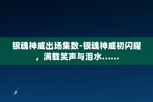 银魂神威出场集数-银魂神威初闪耀，满载笑声与泪水……